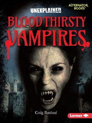 cover image of Bloodthirsty Vampires